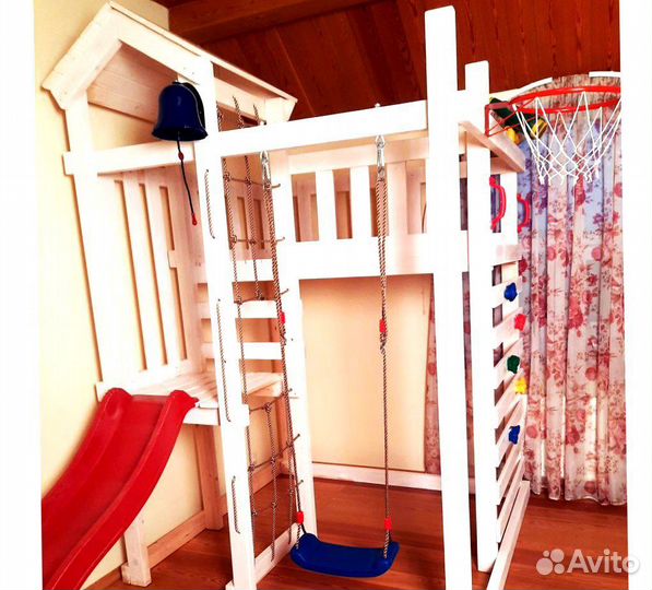 Детский игровой комплекс кровать без окраса