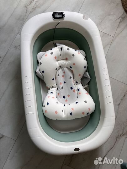 Ванночка детская складная с термометром