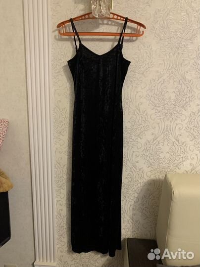 Вечернее платье-сарафан 44 46 велюр