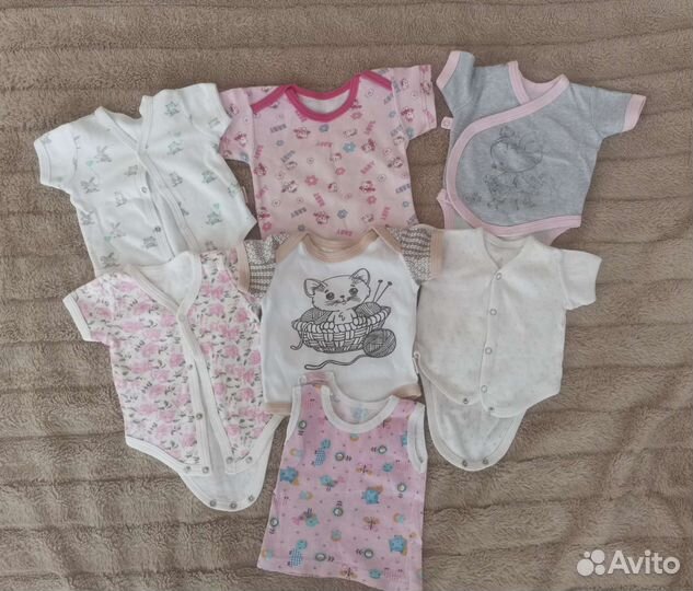 Детские вещи пакетом от 0 до 6 месяцев