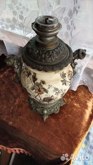 Керосиновая лампа фарфор
