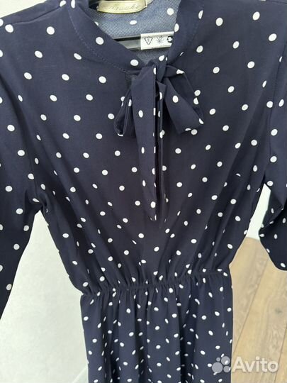Платье в горошек