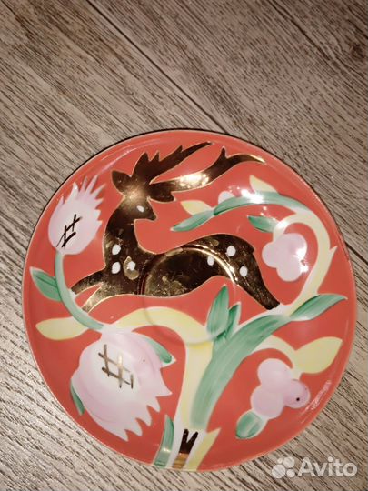 Сервиз чайный СССР,золотой олень