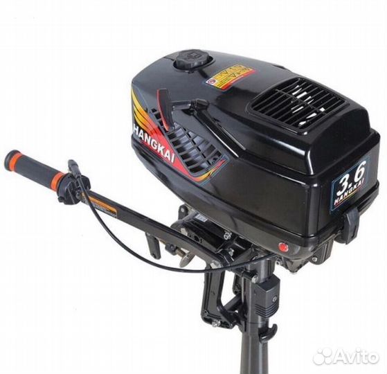 Лодочный мотор hangkai 3.6 л.с. двухтактный T3.6