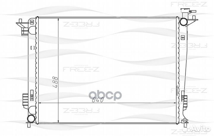 Радиатор KK0236 free-Z