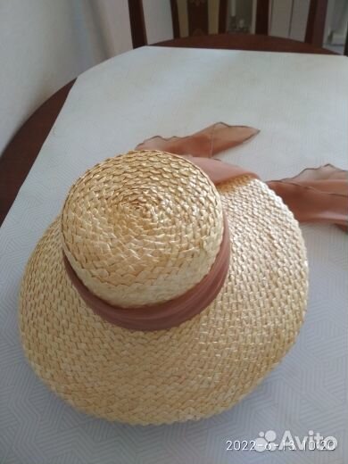 Шляпа соломенная