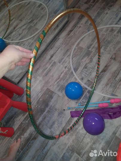 Обруч в обмотке 75см