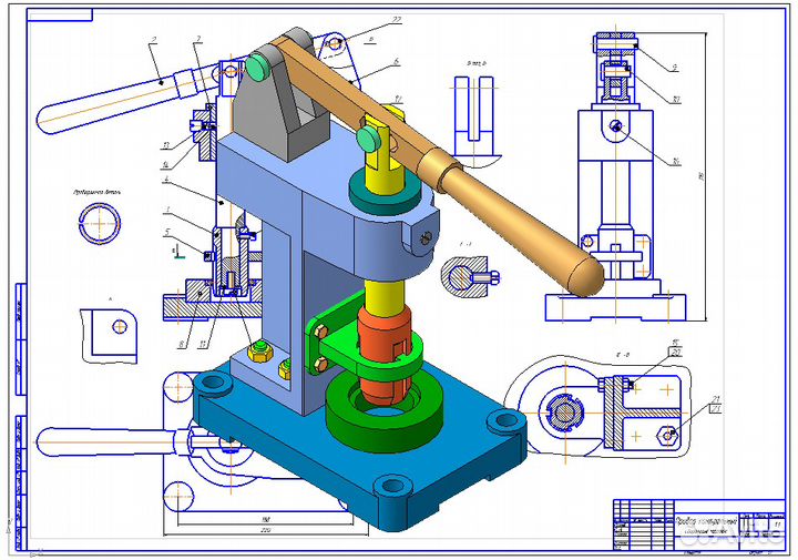 Чертежи (и карандашом),оцифровка, 3D моделирование