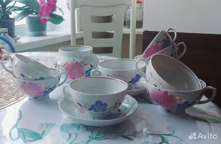 Остатки чайного сервиза,СССР Дулево