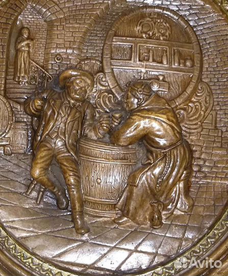 Панно, гипс, СССР