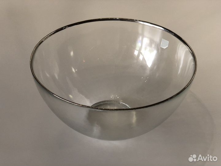 Салатник с платиной, средний. 