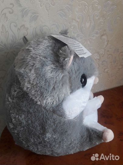 Игрушка Хомяк внутри плед