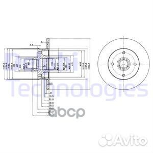 Диск торм Seat Cordoba Ibiza II III IV VW C