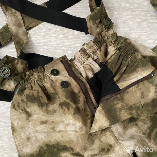 Костюм демисезонный Горка, Зелёный мох на флисе