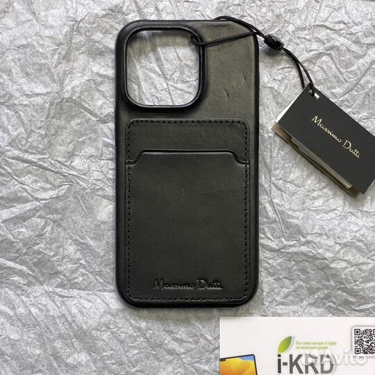 Чехол Massimo Dutti iPhone 14 Pro (Новый, Black)
