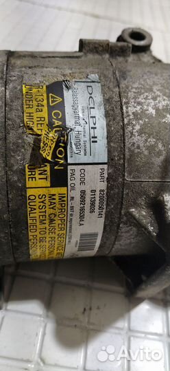 Компрессор кондиционера Renault Logan K4M 1.6