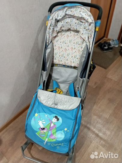 Детские санки коляска ника