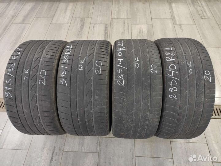 Bridgestone Dueler H/P Sport 285/40 R21 и 315/35 R21