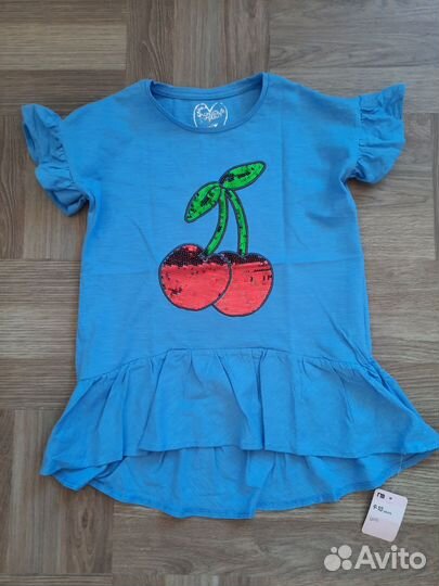 Новая футболка Mothercare 128, 134, 140