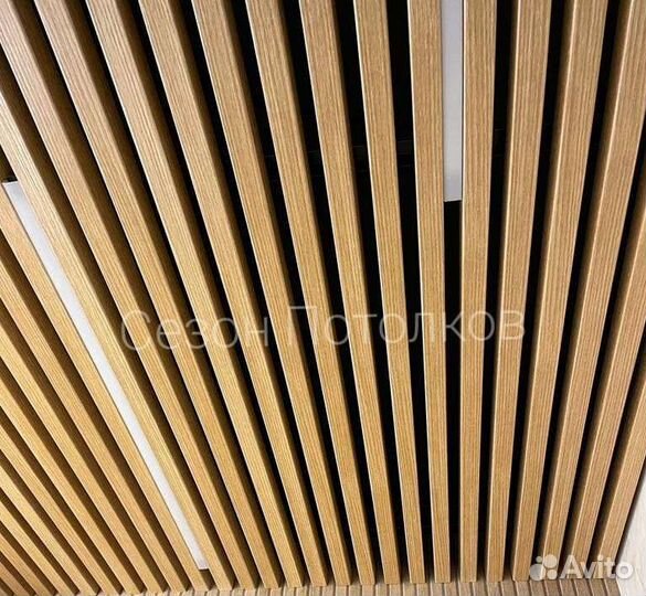 Потолок реечный кубообразный