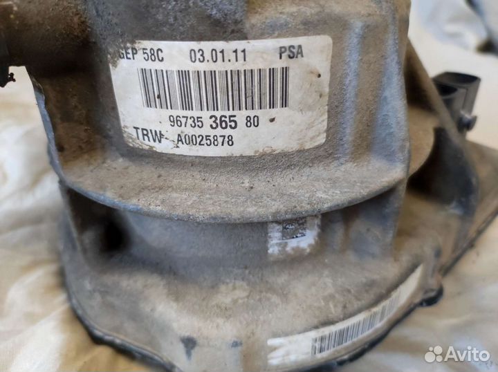 Peugeot 308 насос гур электрический без бачка ориг