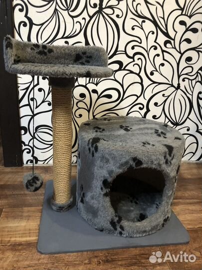 Домик для кошки с когтеточкой