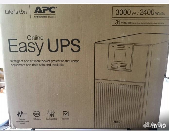 Ибп APC Easy -UPS Online srv3ki