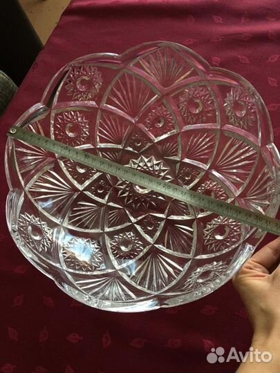 Хрусталь СССР блюдо рюмки