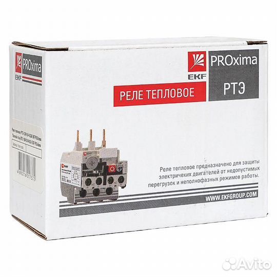 Реле тепл. ртэ 1308 2.5-4А EKF rel-1308-2.5-4