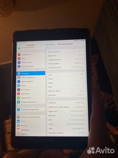iPad mini 2 32gb+ сим карта