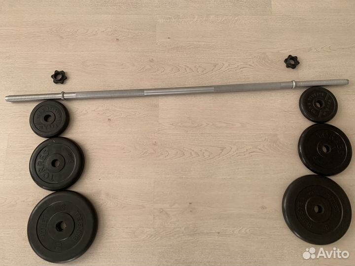Штанга гриф блины бу
