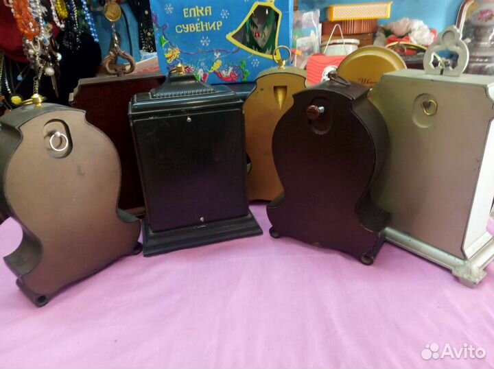 СССР настольные часы Янтарь
