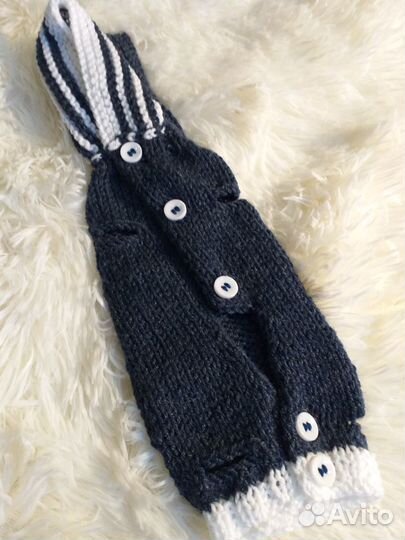 Вязаные костюмчики для собак мелких пород и щенков