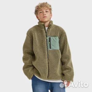 Курта H&M Teddy Bear, темно-зеленый