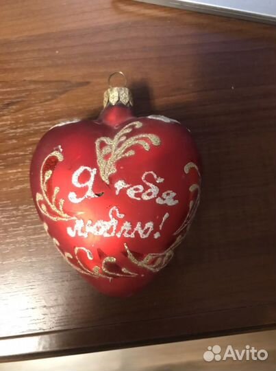 Елочная игрушка Сердце