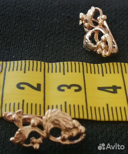 Золотые серьги 585 пробы