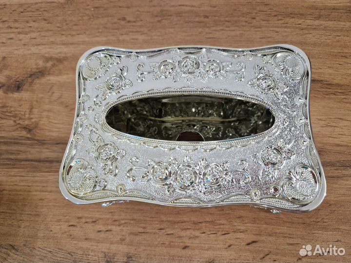 Серебряная салфетница