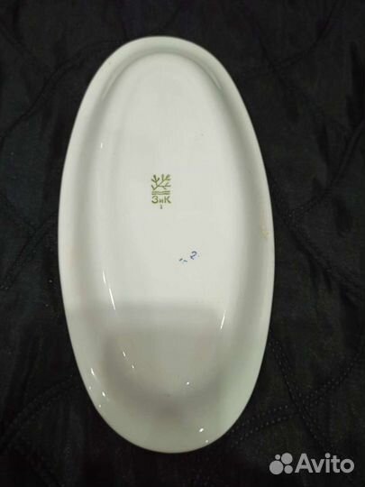 Блюдо овальное, селедочница зик Конаково