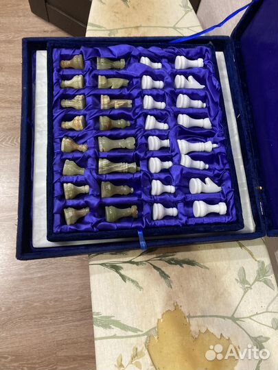 Шахматы из камня