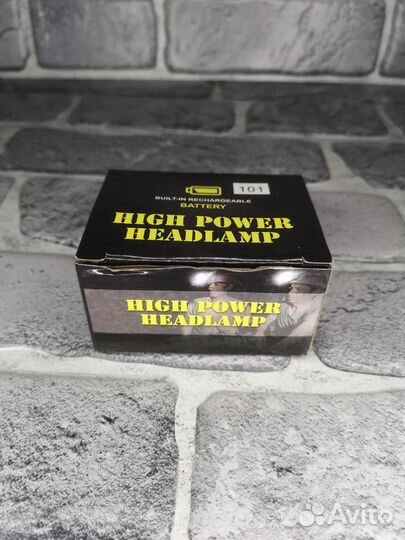 Налобный фонарь аккумуляторный