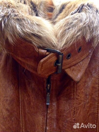 Куртка кожаная