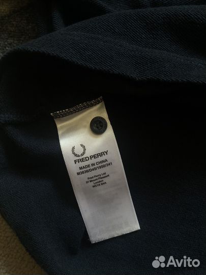 Поло с длинным рукавом fred perry оригинал S