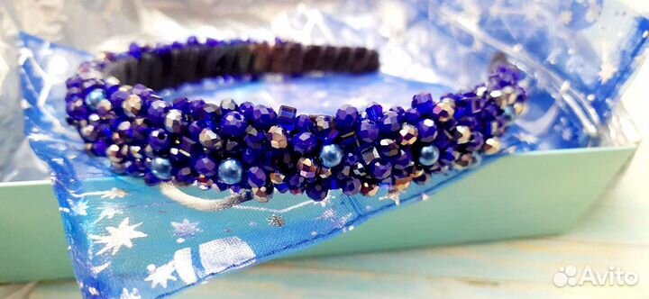 Ободок для волос ручной работы