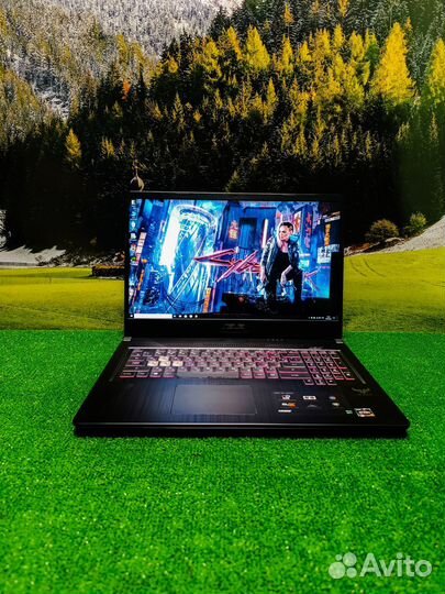 Огромный и очень мощный игровой ноутбук Asus