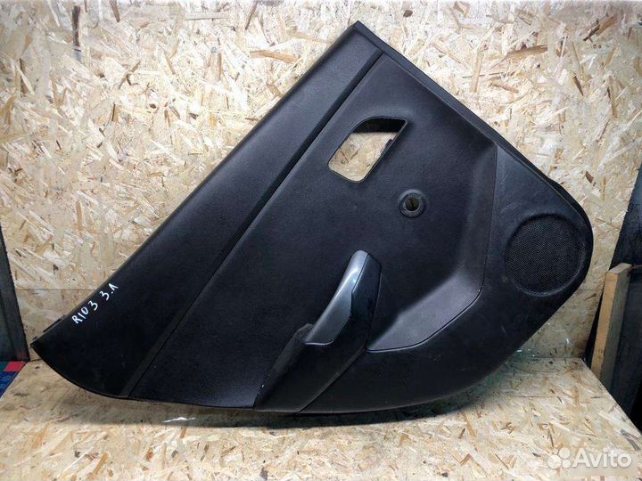 Обшивка двери задней левой Kia Rio 3