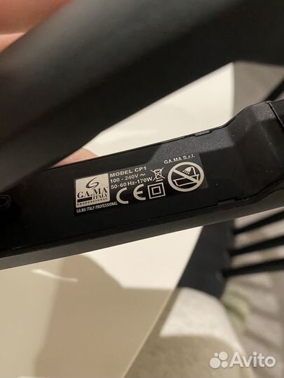 Выпрямитель (утюжок) для волос Gama Ceramic ION