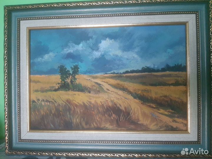 Пейзаж на холсте