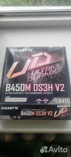 Материнская плата gigabyte am4 b450m