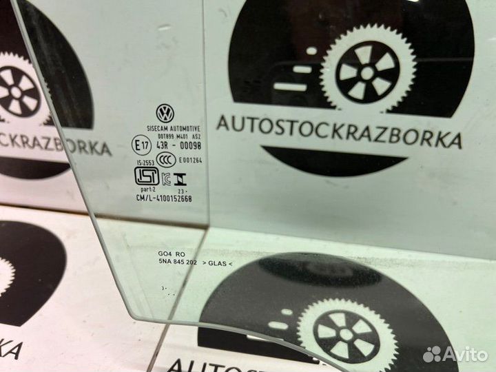 Стекло двери. переднее правое Volkswagen Tiguan