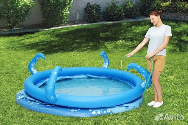 Бассейн с надувным верхом 
